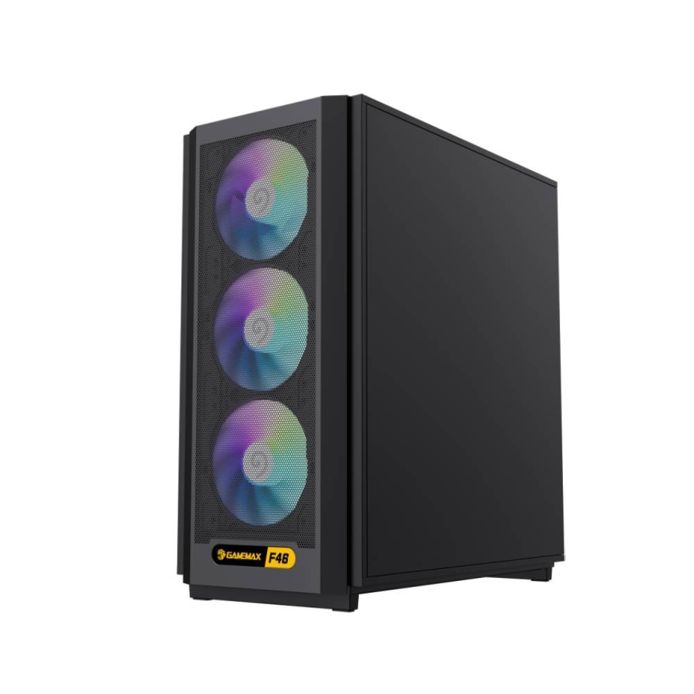 เคสคอมพิวเตอร์ GAMEMAX F46 ATX Black