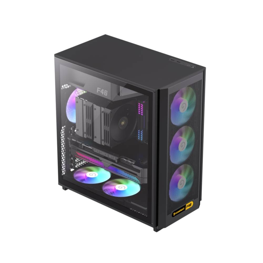 เคสคอมพิวเตอร์ GAMEMAX F46 ATX Black