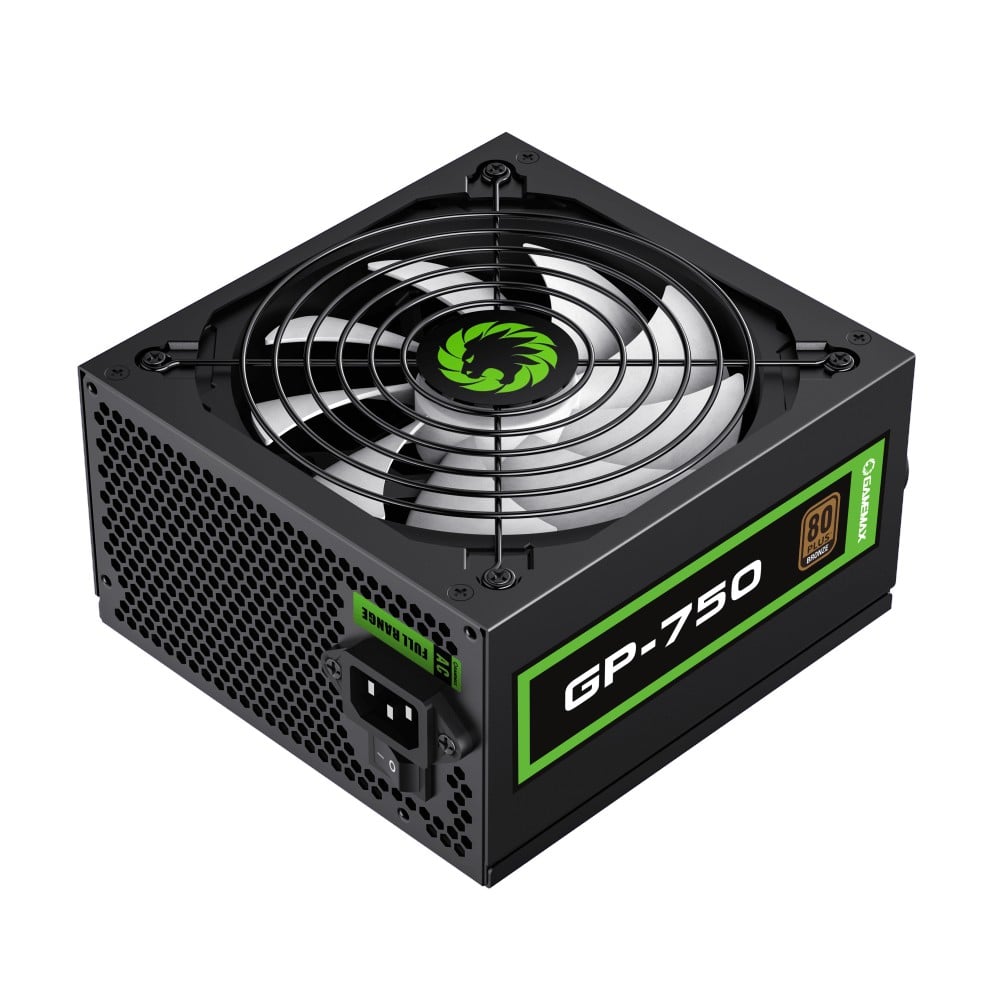 พาวเวอร์ซัพพลาย GAMEMAX GP-Performance 750Watt 80Plus Bronze (GP-750 BK)