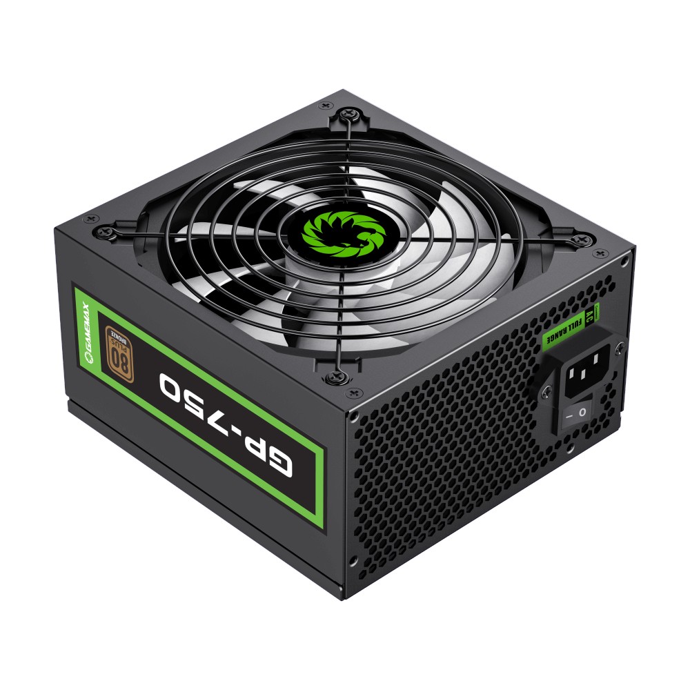 พาวเวอร์ซัพพลาย GAMEMAX GP-Performance 750Watt 80Plus Bronze (GP-750 BK)