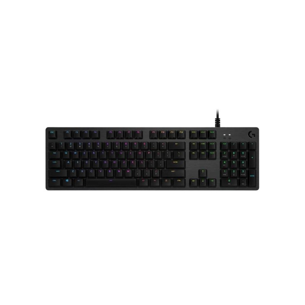 Logitech Gaming Keyboard G512 RGB Mechanical GX Brown Tactile Black