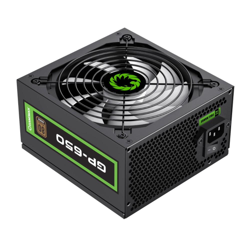 พาวเวอร์ซัพพลาย GAMEMAX GP-Performance 650Watt 80Plus Bronze (GP-650 BK)