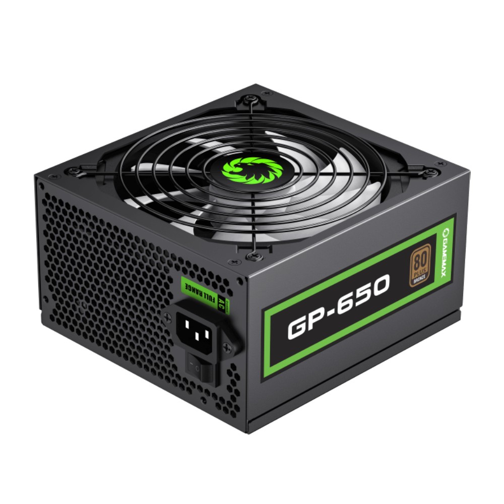 พาวเวอร์ซัพพลาย GAMEMAX GP-Performance 650Watt 80Plus Bronze (GP-650 BK)