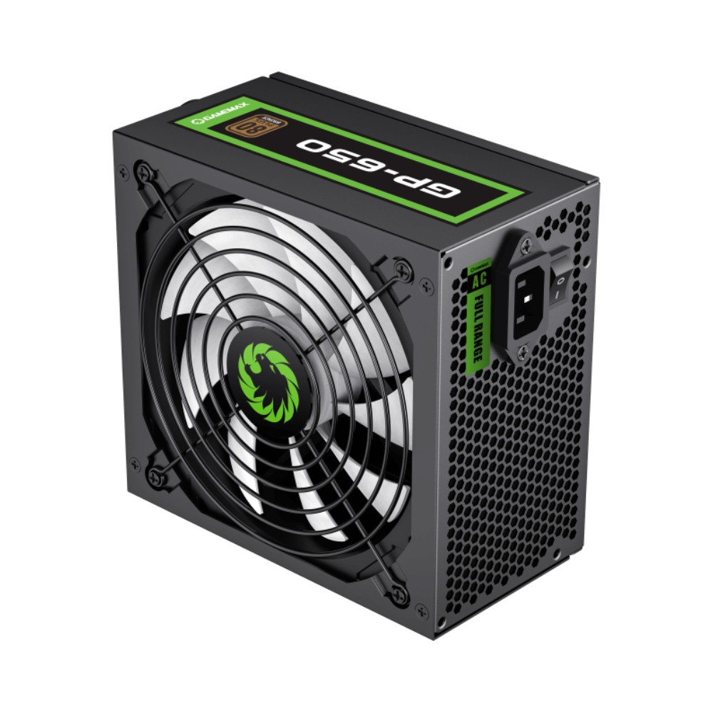 พาวเวอร์ซัพพลาย GAMEMAX GP-Performance 650Watt 80Plus Bronze (GP-650 BK)