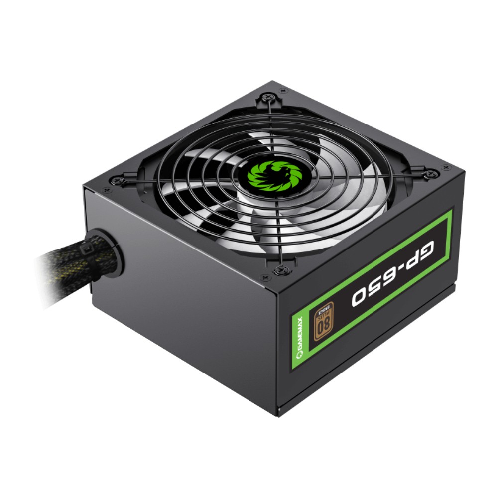 พาวเวอร์ซัพพลาย GAMEMAX GP-Performance 650Watt 80Plus Bronze (GP-650 BK)