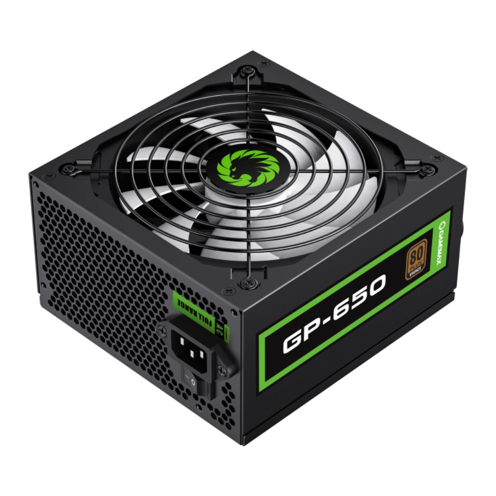 พาวเวอร์ซัพพลาย GAMEMAX GP-Performance 650Watt 80Plus Bronze (GP-650 BK)