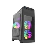 เคสคอมพิวเตอร์ GAMEMAX G563 Mid Tower Black