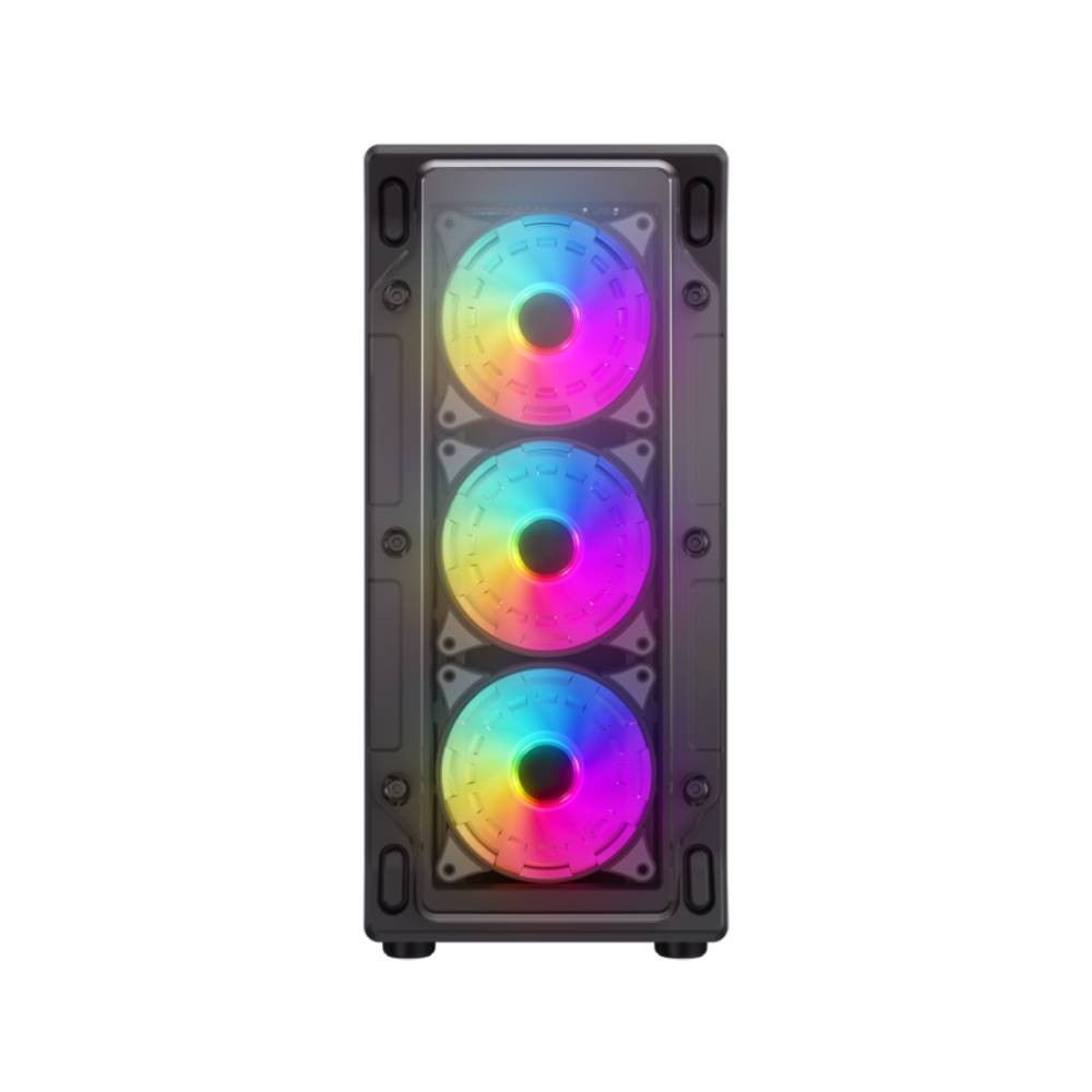 เคสคอมพิวเตอร์ GAMEMAX STARLIGHT 2 AB Mid Tower Black