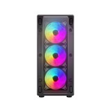 เคสคอมพิวเตอร์ GAMEMAX STARLIGHT 2 AB Mid Tower Black