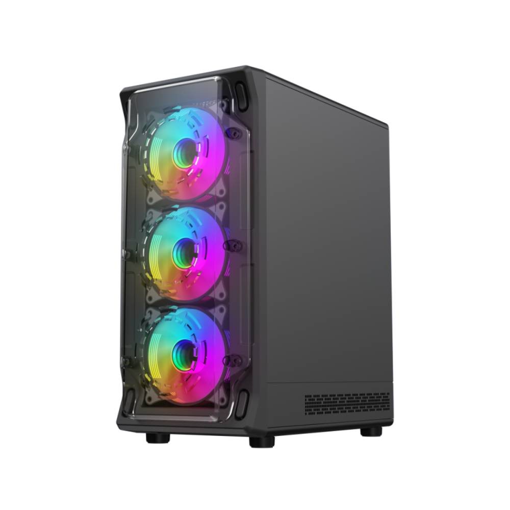 เคสคอมพิวเตอร์ GAMEMAX STARLIGHT 2 AB Mid Tower Black