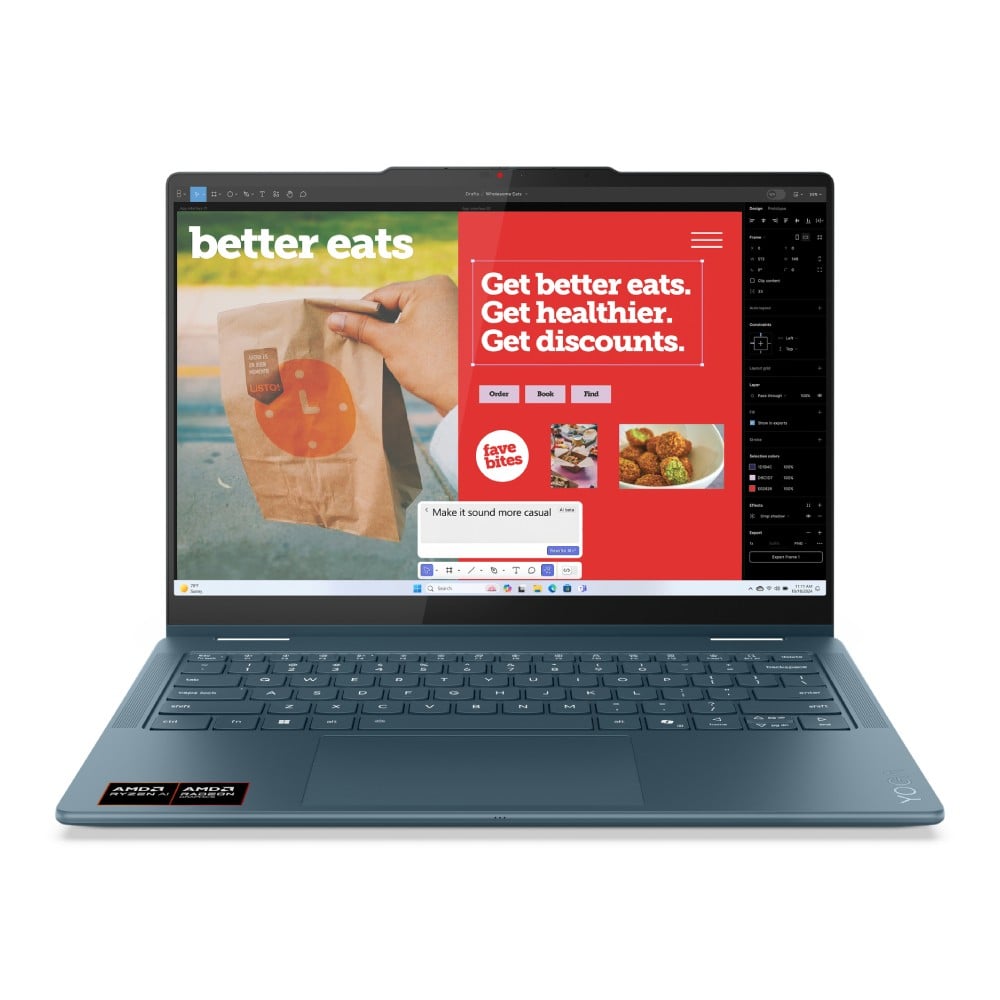 โน๊ตบุ๊ค Lenovo Yoga 7 2-in-1 14AKP10-83JR0015TA Teal