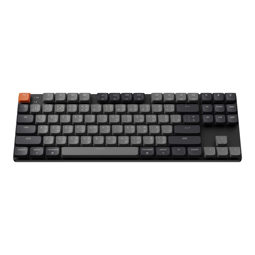 คีย์บอร์ดเกมมิ่ง Keychron K1X Hot-Swappable QMK/VIA RGB Backlight Red Switch