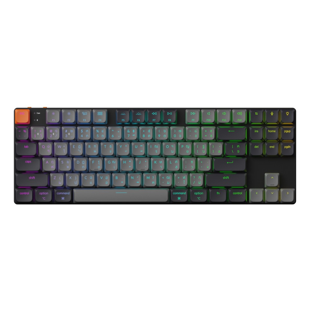คีย์บอร์ดเกมมิ่ง Keychron K1X Hot-Swappable QMK/VIA RGB Backlight Red Switch
