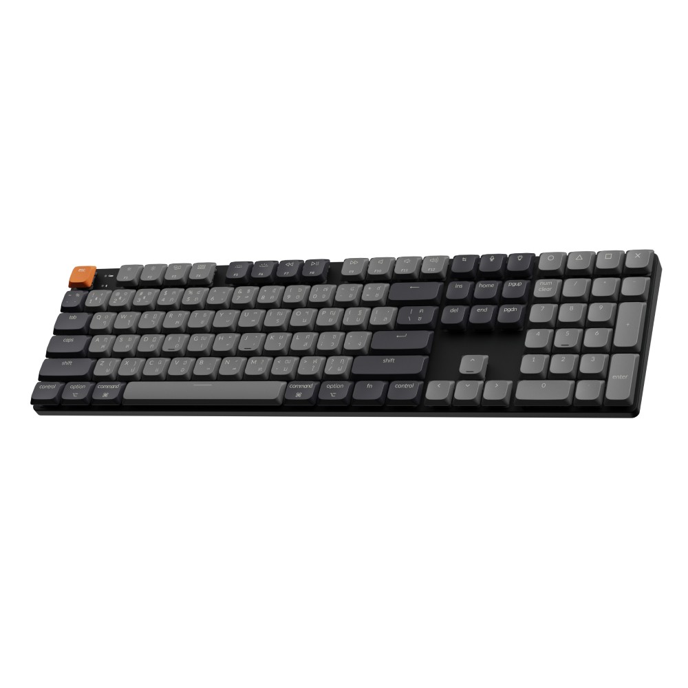 คีย์บอร์ดเกมมิ่ง Keychron K5X Hot-Swappable QMK/VIA RGB Backlight Red Switch