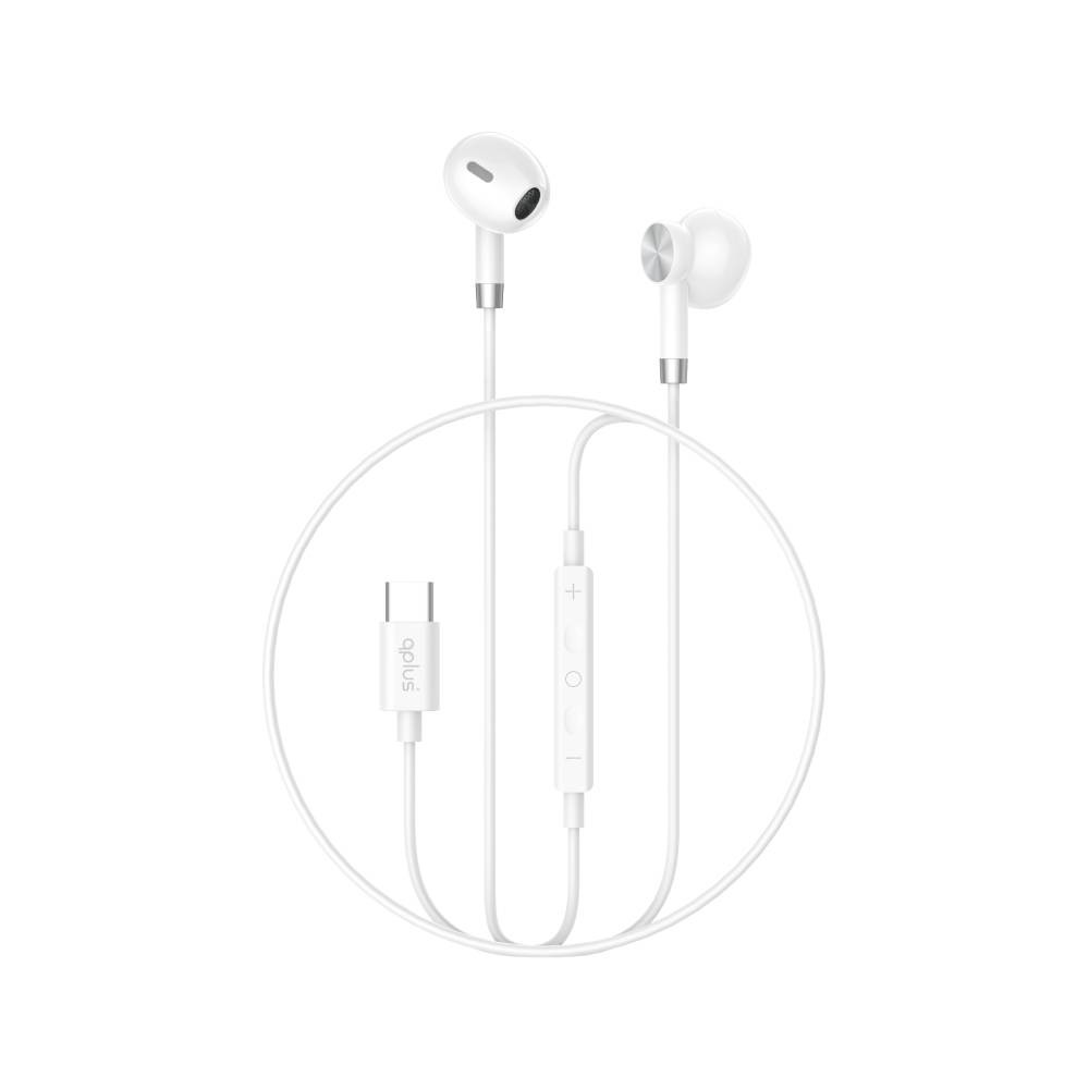 หูฟัง QPLUS Magnet Earbud Type-C White