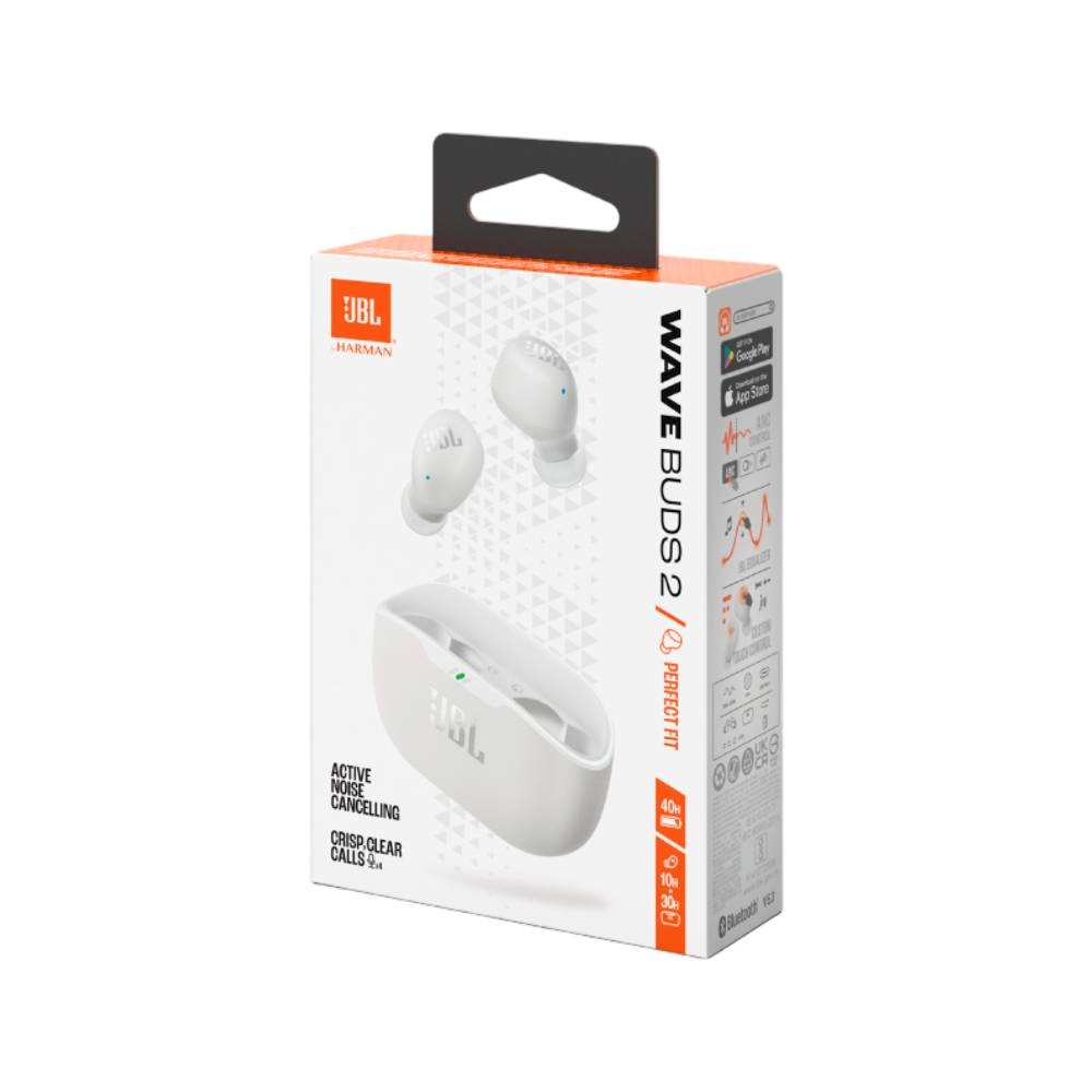 หูฟังไร้สาย JBL Wave Buds 2 In-Ear TWS White