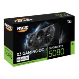 การ์ดจอ INNO3D GeForce RTX 5080 X3 Gaming OC 16GB GDDR7 256-bit