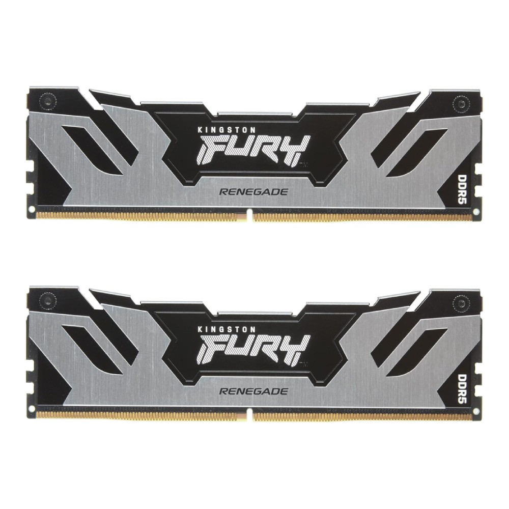 แรมพีซี KINGSTON DDR5 48GB/8400MHz.CL40 (2x24GB) FURY Renegade Silver/Black (KF584CU40RSK2-48)