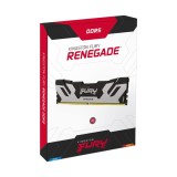 แรมพีซี KINGSTON DDR5 48GB/8400MHz.CL40 (2x24GB) FURY Renegade Silver/Black (KF584CU40RSK2-48)