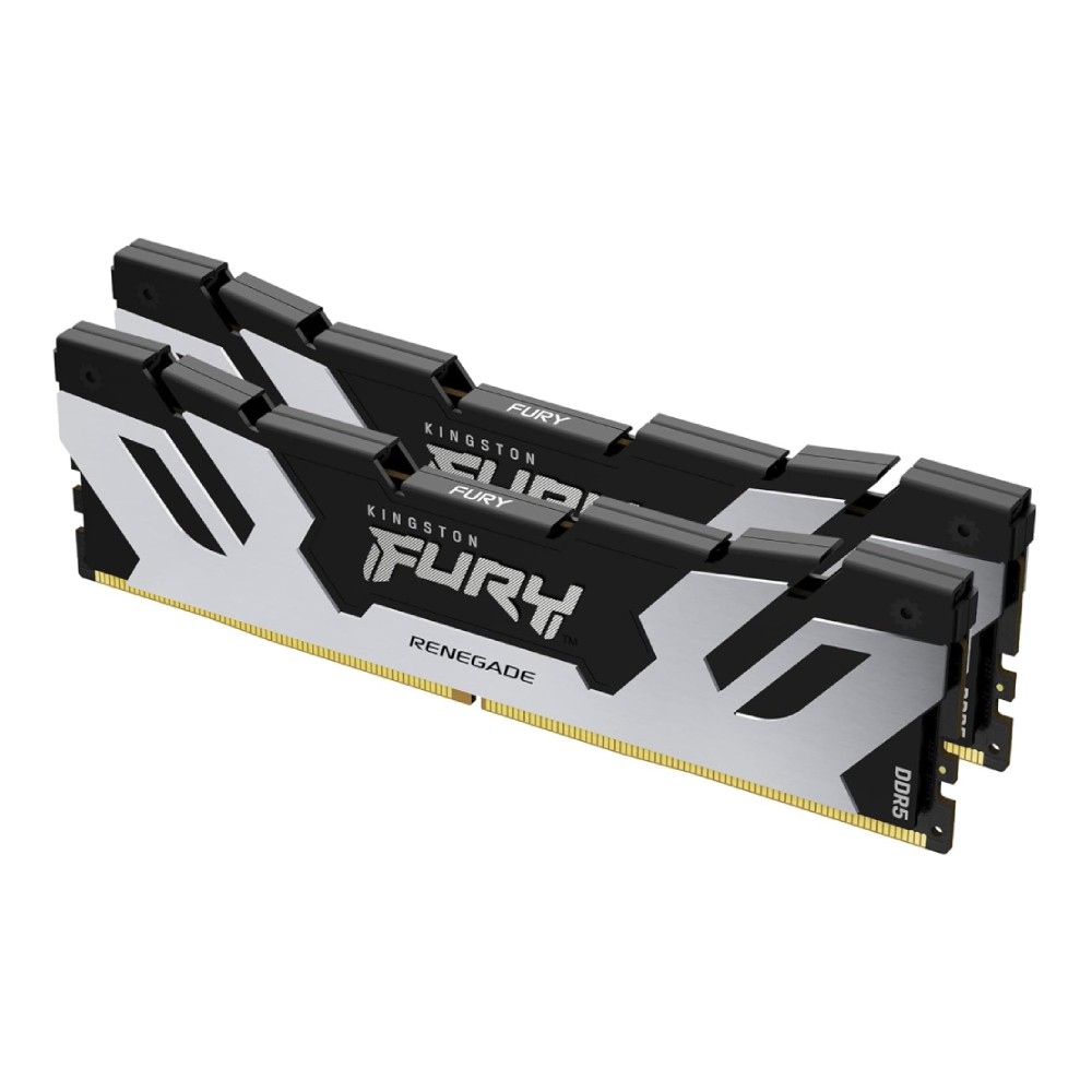 แรมพีซี KINGSTON DDR5 48GB/8400MHz.CL40 (2x24GB) FURY Renegade Silver/Black (KF584CU40RSK2-48)