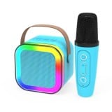ลำโพงบลูทูธ QPLUS mini Speaker with MIC. QP-K12 Blue