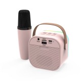 ลำโพงบลูทูธ QPLUS mini Speaker with MIC. QP-K12 Pink