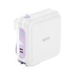 พาวเวอร์แบงค์ QPLUS 15000 mAh LED Display with 2-in-1 Cable (W1501C) White