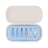 หัวปากกาไอแพด QPLUS Tips for Gen1/2 6-in-1 White/Clear