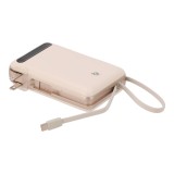 พาวเวอร์แบงค์ Blue Box 20000mAh built-in Lightning/Type-C PD22.5W Cream