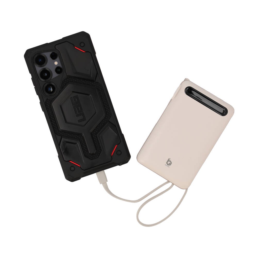 พาวเวอร์แบงค์ Blue Box 20000mAh built-in Lightning/Type-C PD22.5W Cream