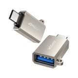 ตัวแปลง JOYROOM Adapter S-H151 USB-C Male to USB-A 3.0A Female Pearl Nickel