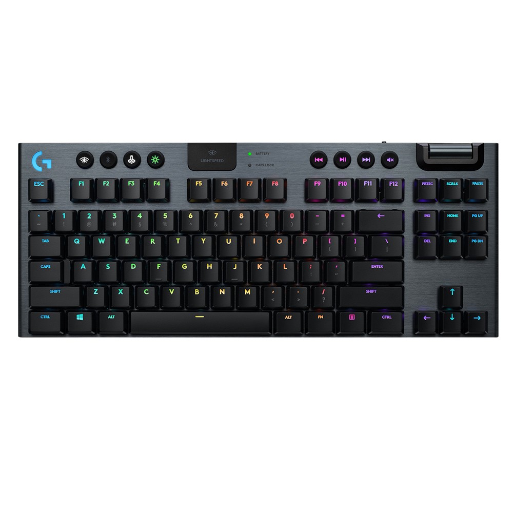 คีย์บอร์ดเกมมิ่ง Logitech Gaming Keyboard G913 TKL Lightspeed Wireless RGB Mechanical Linear