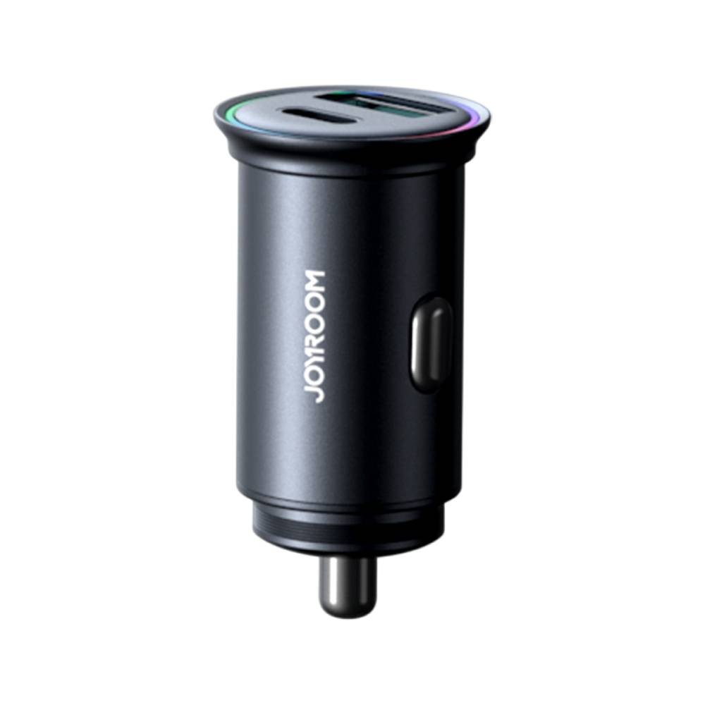 ที่ชาร์จแบตในรถ JOYROOM Car Charger JR-CCN04 1 USB-A / 1 USB-C 60W Mini Black