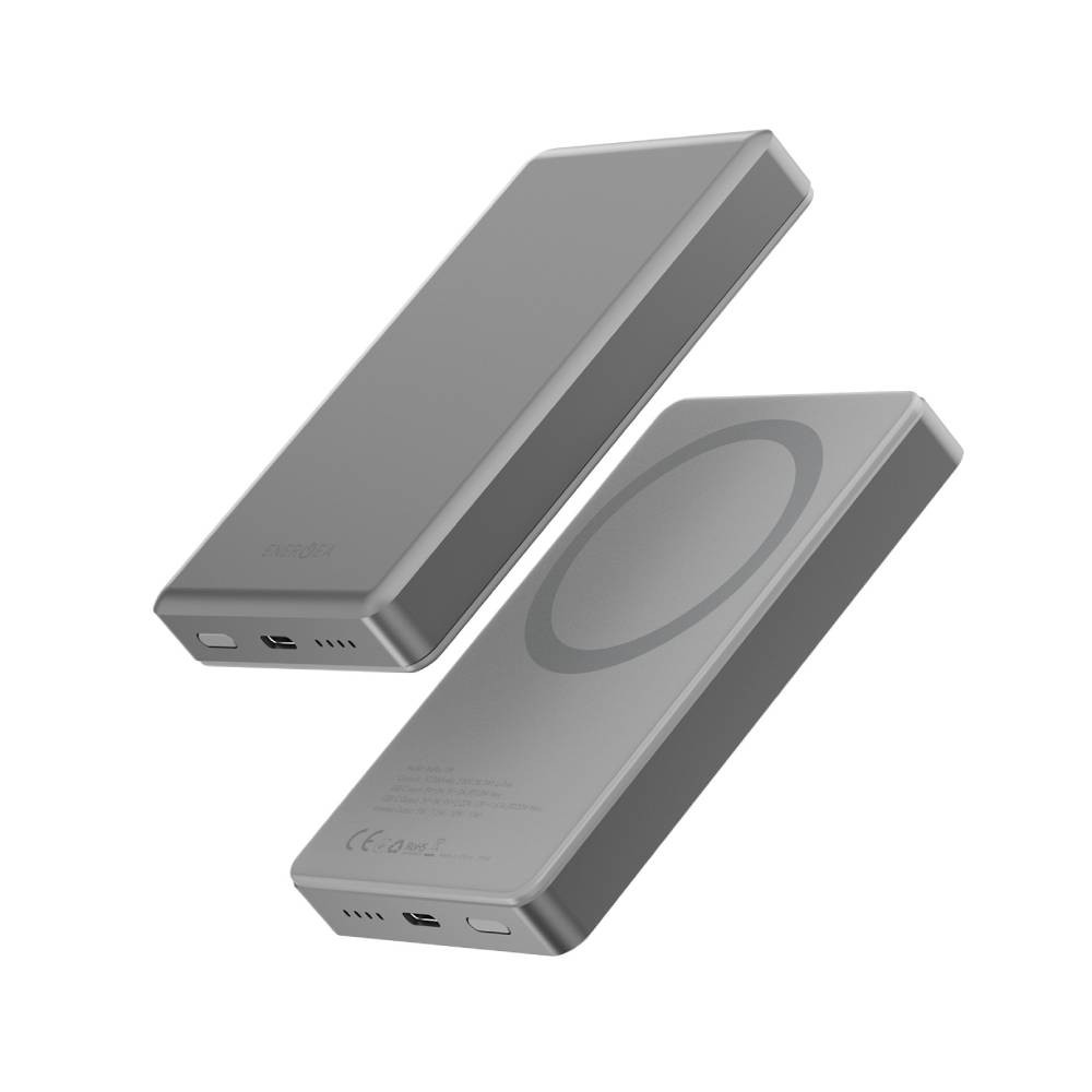 พาวเวอร์แบงค์ Energea 10000 mAh ALUPAC Mini Wireless Natural