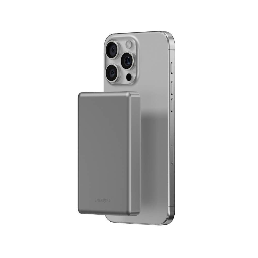 พาวเวอร์แบงค์ Energea 10000 mAh ALUPAC Mini Wireless Natural