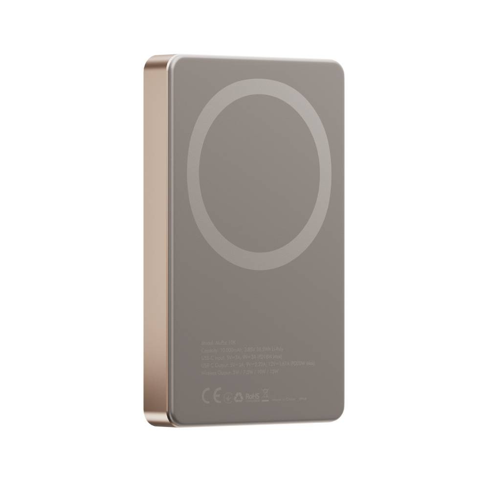 พาวเวอร์แบงค์ Energea 10000 mAh ALUPAC Mini Wireless Gold