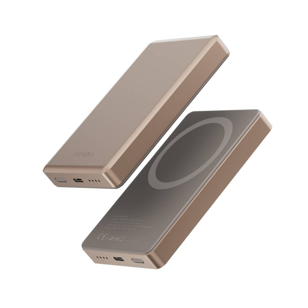 พาวเวอร์แบงค์ Energea 10000 mAh ALUPAC Mini Wireless Gold