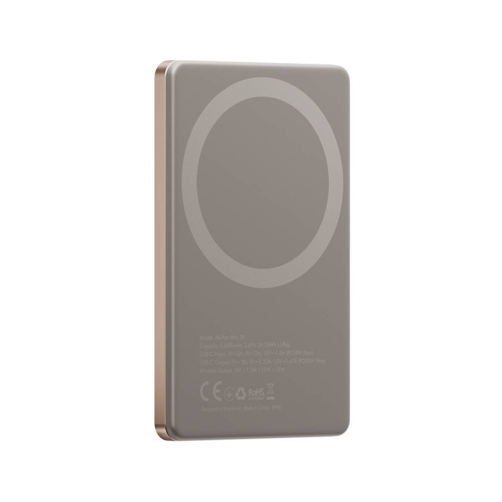 พาวเวอร์แบงค์ Energea 5000 mAh ALUPAC Mini Wireless Gold