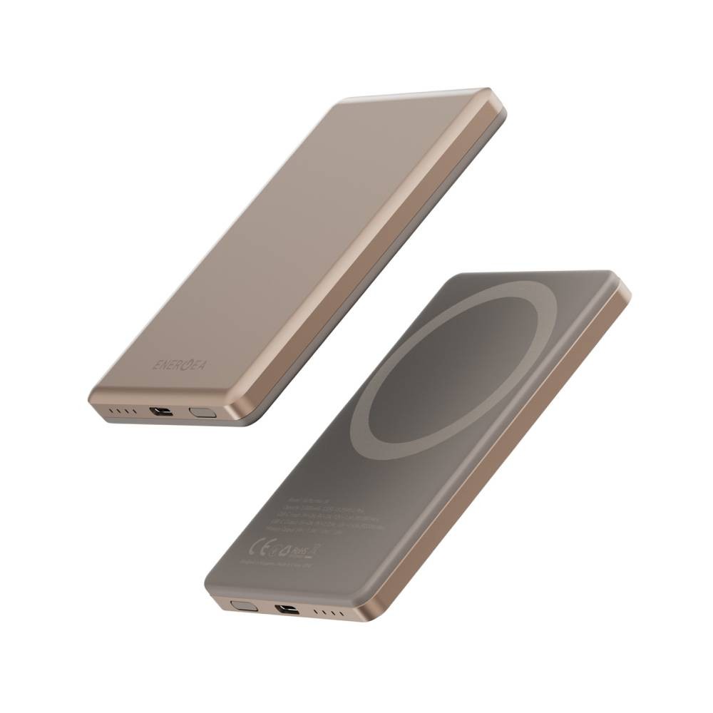 พาวเวอร์แบงค์ Energea 5000 mAh ALUPAC Mini Wireless Gold