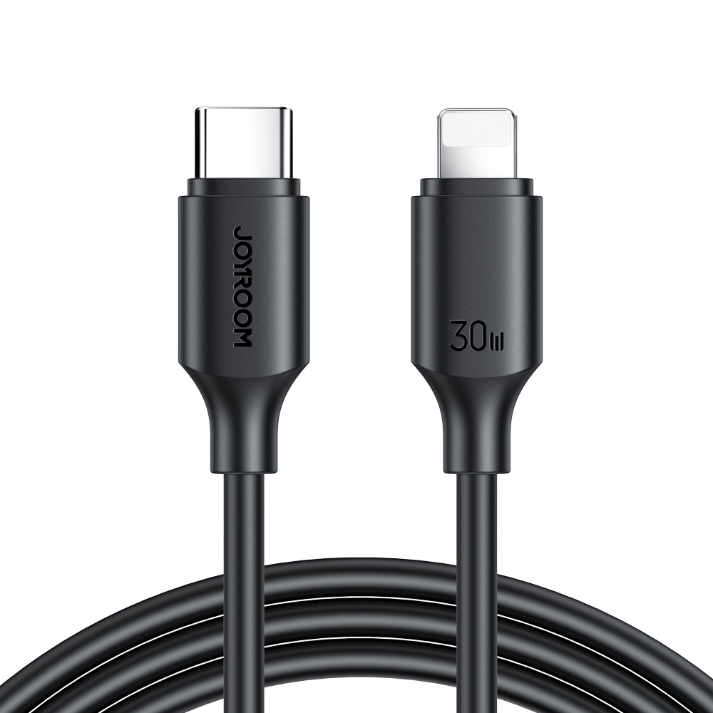 สายชาร์จ JOYROOM USB-C to Lightning Cable 30W Long-Lasting 1M. Black (S-A9)