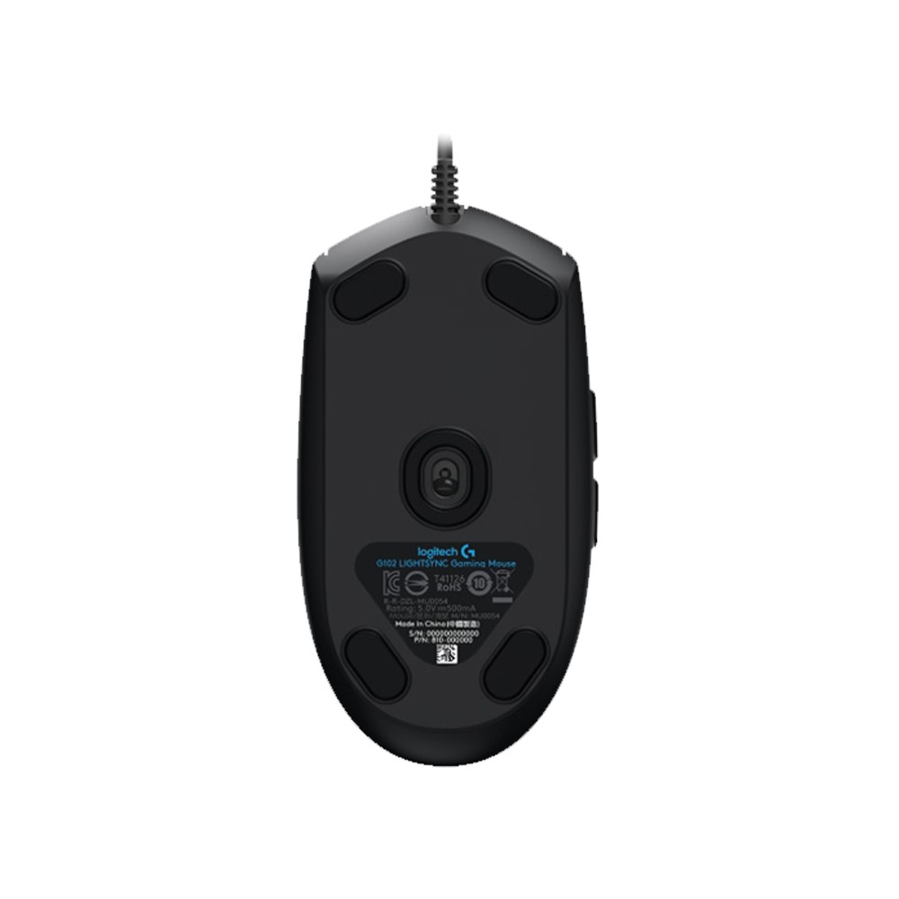 เมาส์เกมมิ่ง Logitech Gaming Mouse G102 Gen Lightsync Black