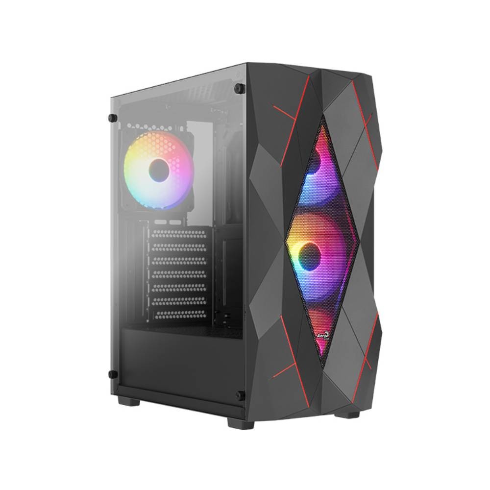 เคสคอมพิวเตอร์ AeroCool Volcan G V1 Black (Volcan-G-BK-V1)