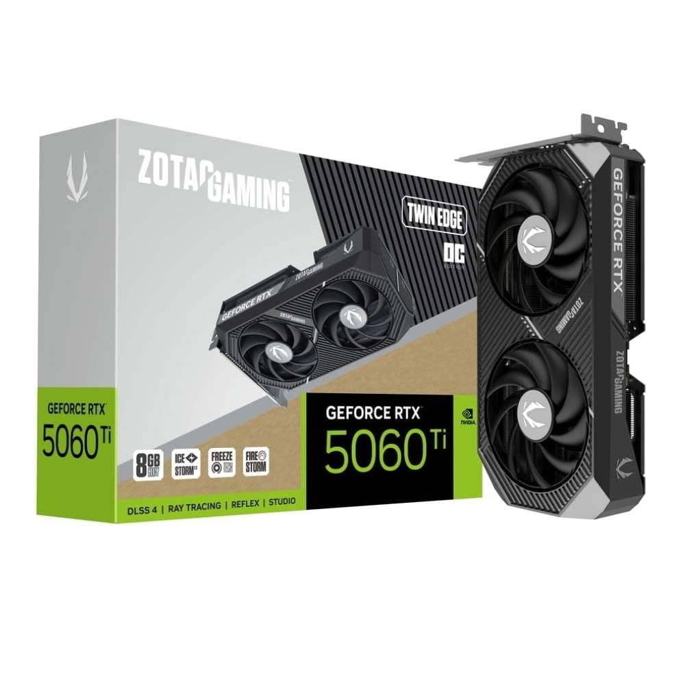 การ์ดจอ ZOTAC Gaming GeForce RTX 5060 Ti Twin Edge OC 8GB GDDR7 128-bit