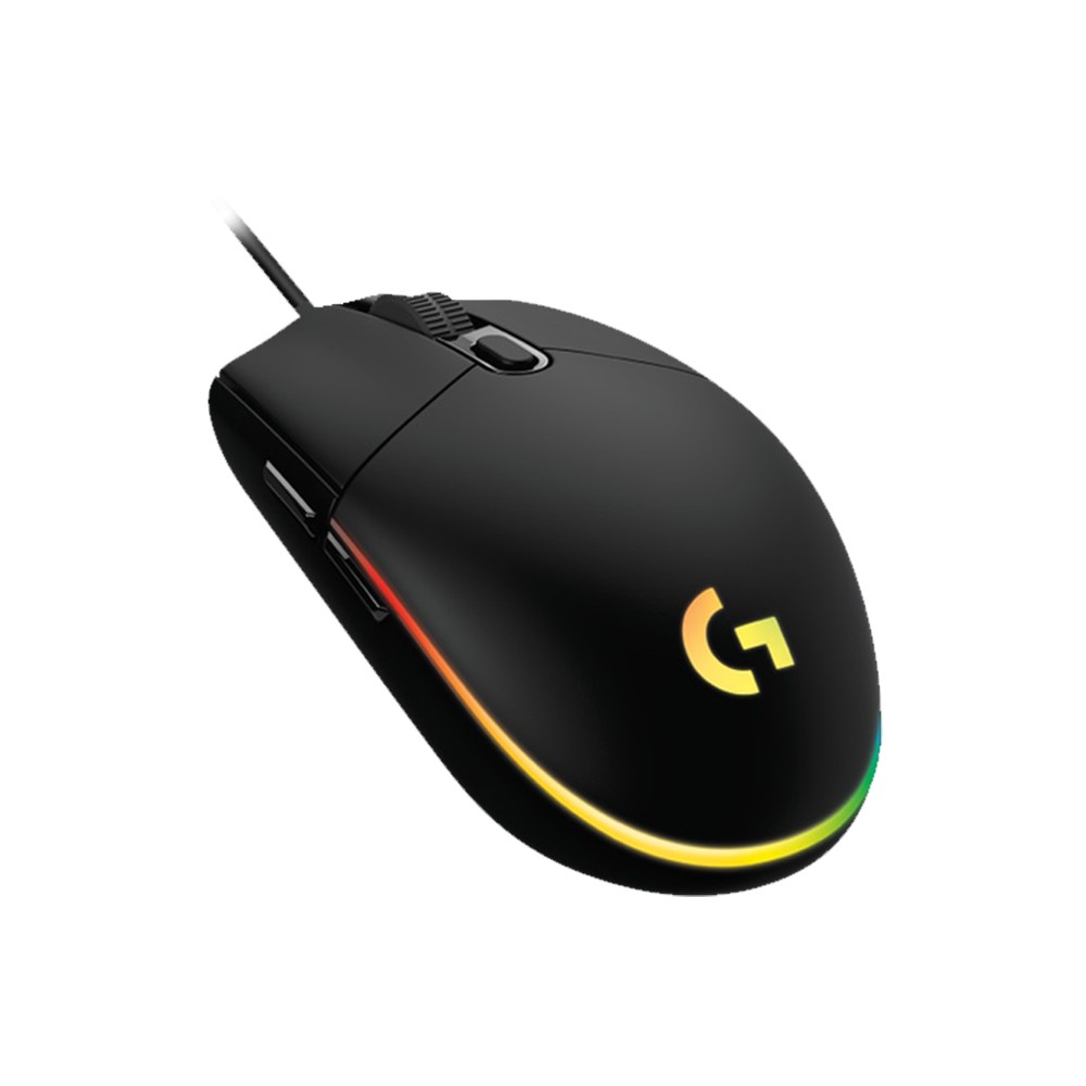 เมาส์เกมมิ่ง Logitech Gaming Mouse G102 Gen Lightsync Black
