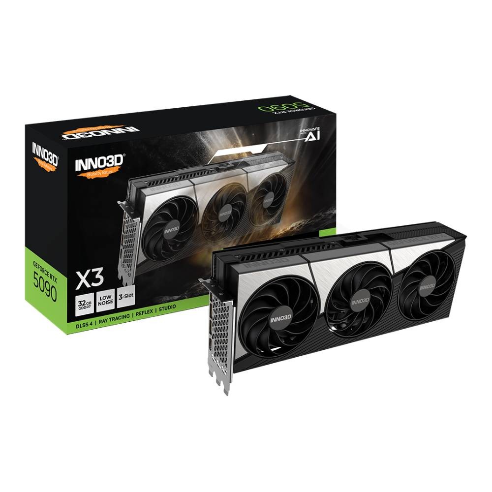 การ์ดจอ INNO3D GeForce RTX 5090 X3 32GB GDDR7 512-bit