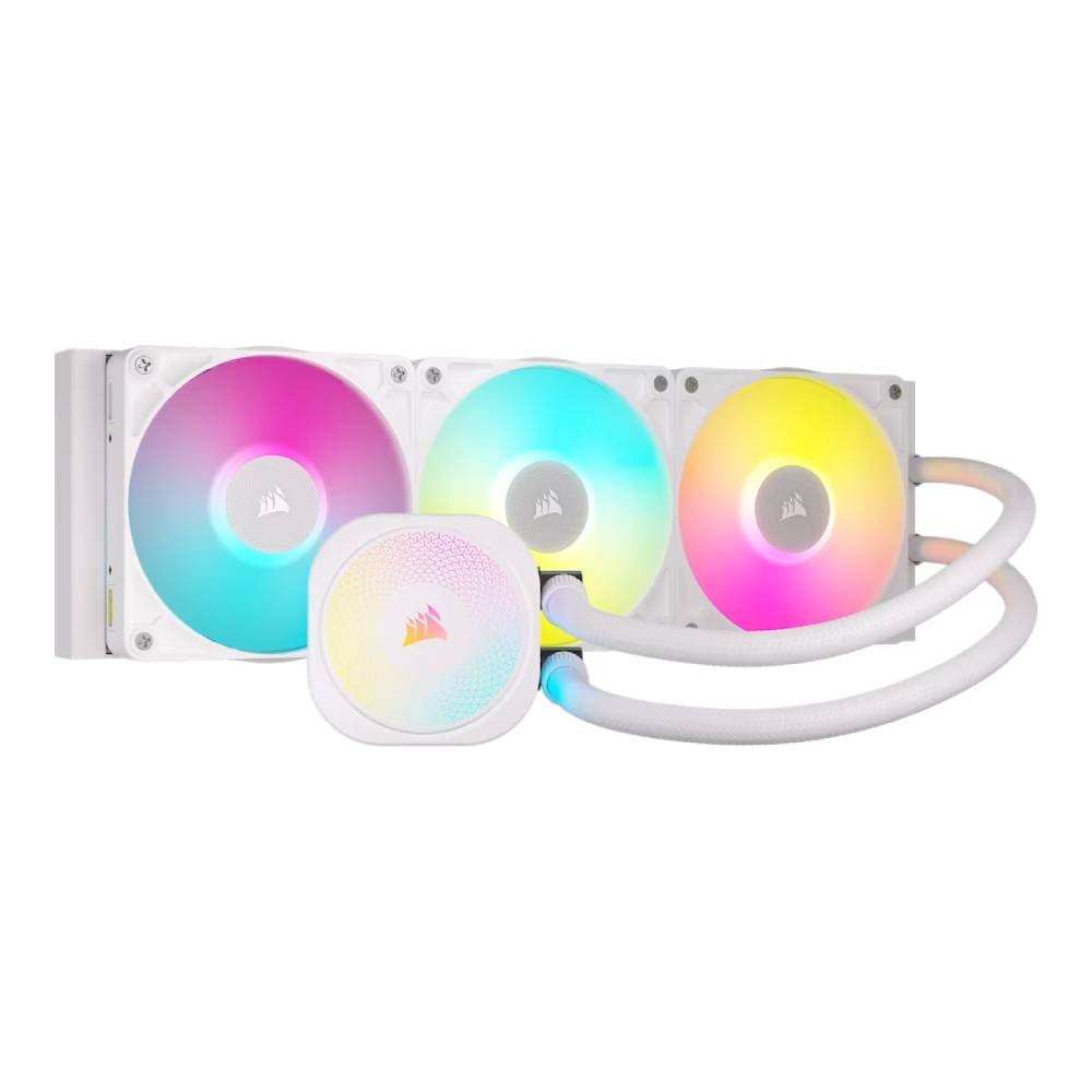 ชุดระบายความร้อนซีพียู Corsair iCUE LINK TITAN 360 RX RGB White CPU Liquid Cooler (CW-9061021-WW)