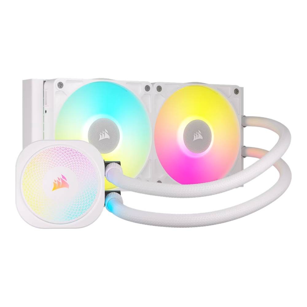 ชุดระบายความร้อนซีพียู Corsair iCUE LINK TITAN 240 RX RGB White CPU Liquid Cooler (CW-9061020-WW)