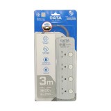 ปลั๊กไฟ Data Plug 4 Way 4 Swich 3M LV4695 (16A.)