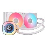 ชุดระบายความร้อนซีพียู Corsair iCUE LINK TITAN 240 RX LCD RGB White CPU Liquid Cooler (CW-9061025-WW)