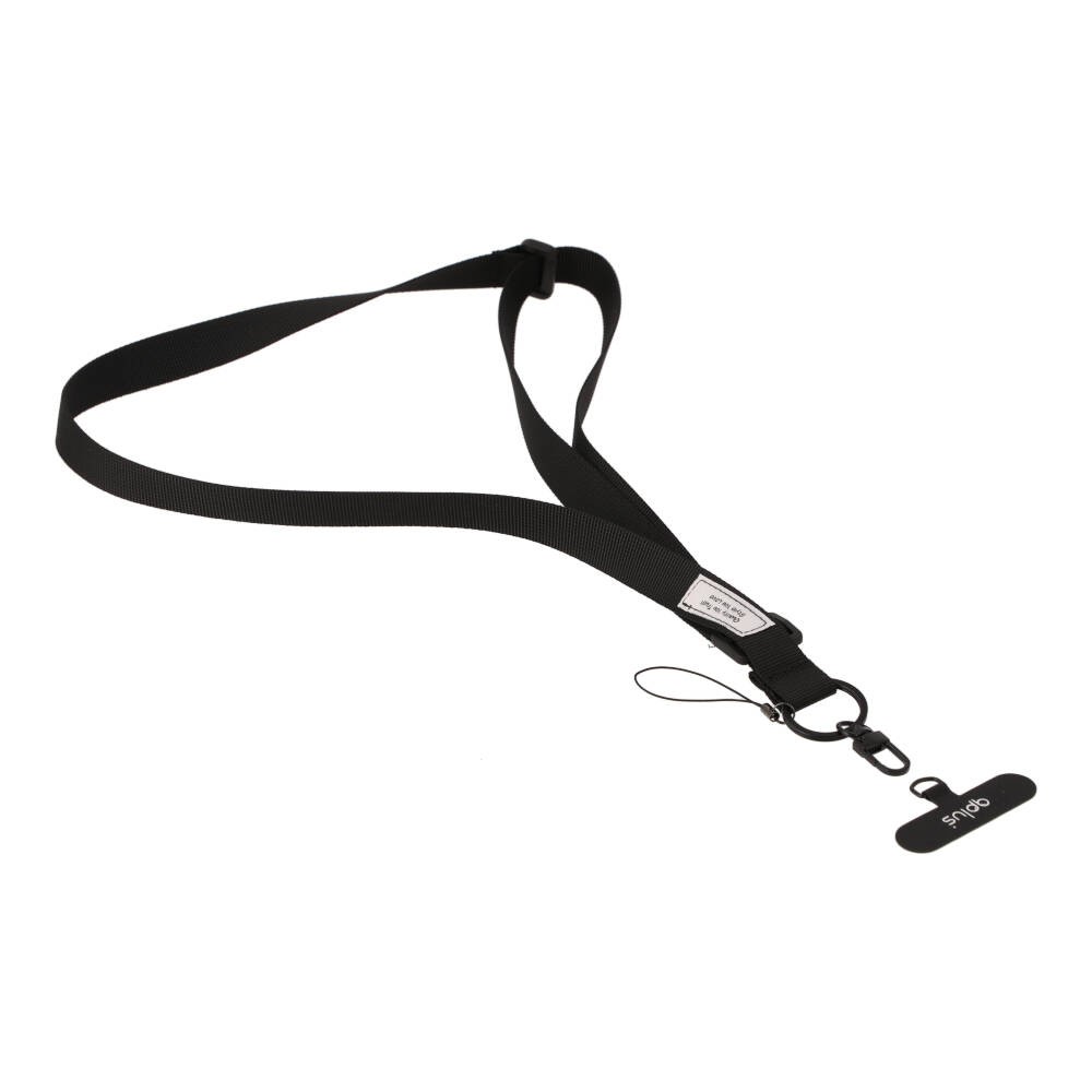 สายคล้องมือถือ QPLUS Crossbody Strap ColorPop Black